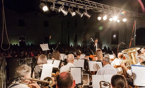 Concerto A tutto Swing nel Cortile delle Sculture Biblioteca Lazzerini 19 luglio 2014 (2)